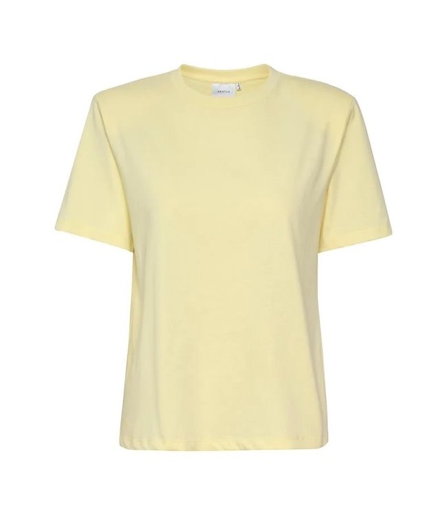 Gestuz Jory pastel yellow tee