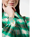 Dante 6 Rosy belted check shirt Basil green