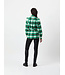 Dante 6 Rosy belted check shirt Basil green