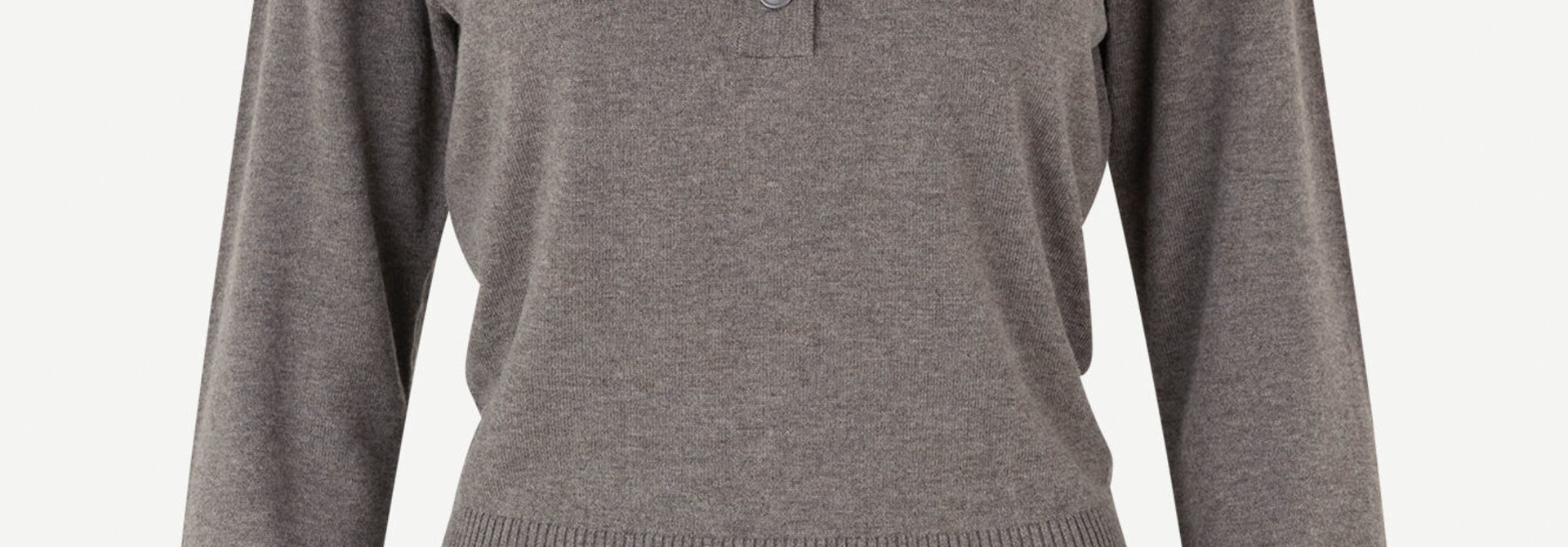 Thea polo Brindle taupe melange