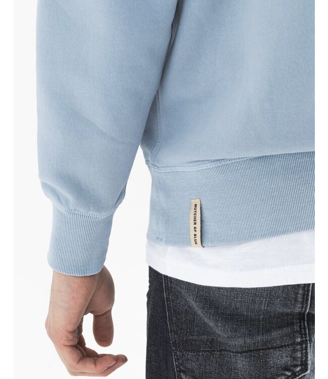 Butcher of Blue Army loose hooded shark blue