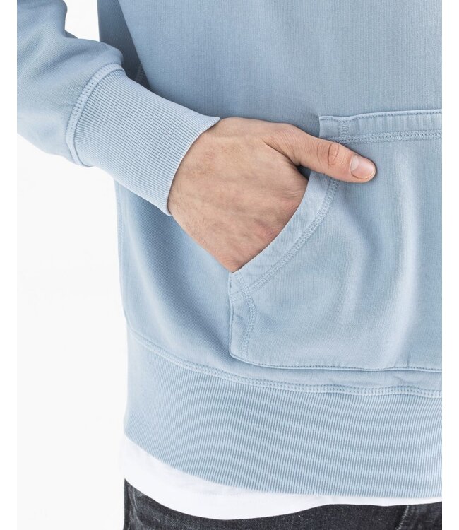 Butcher of Blue Army loose hooded shark blue