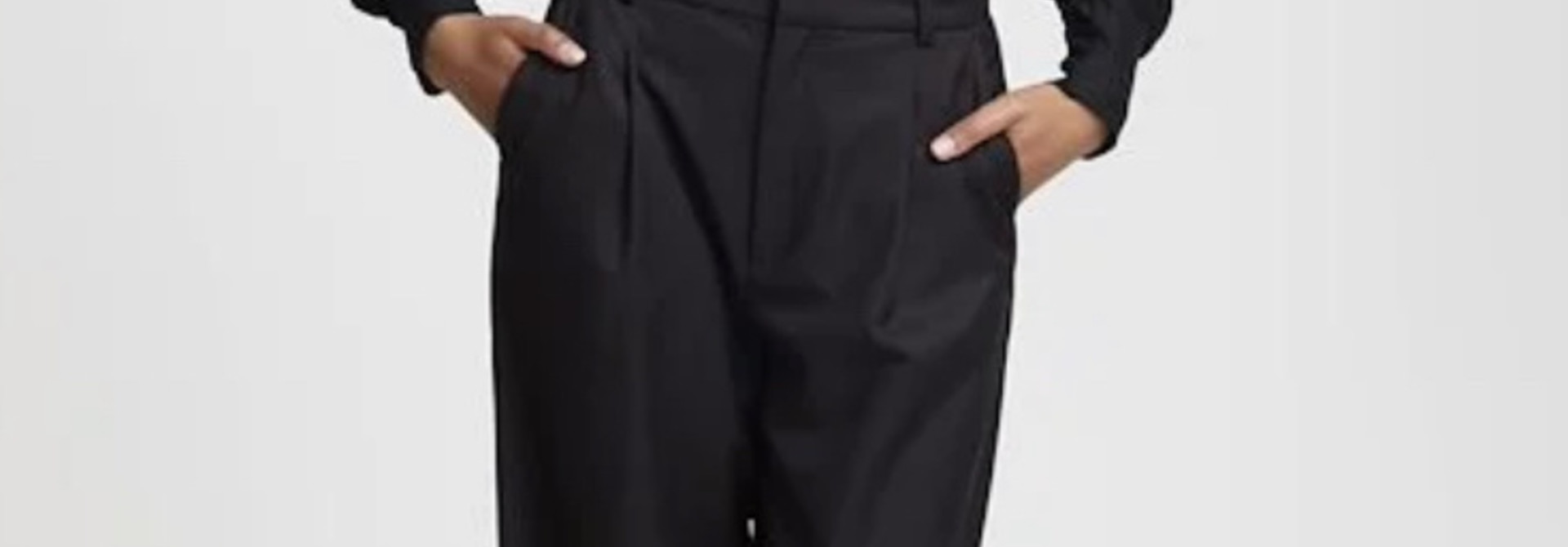 Paula wide pants Black