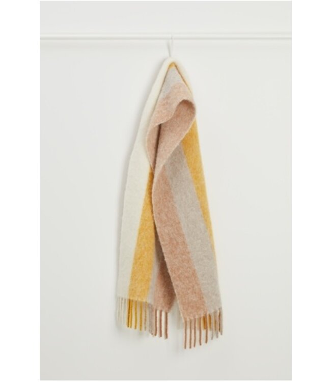 Closed Alpaca wool scarf beige yellow