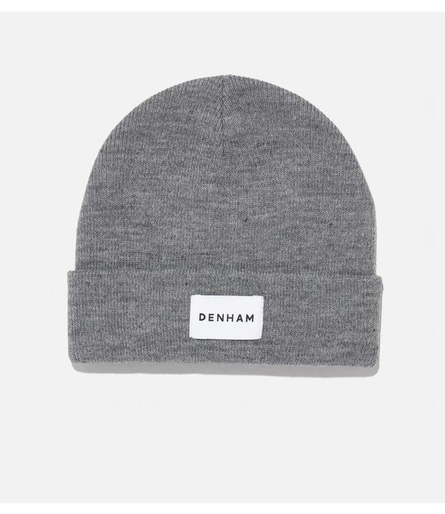 Denham Collins Beanie Mid grey marl