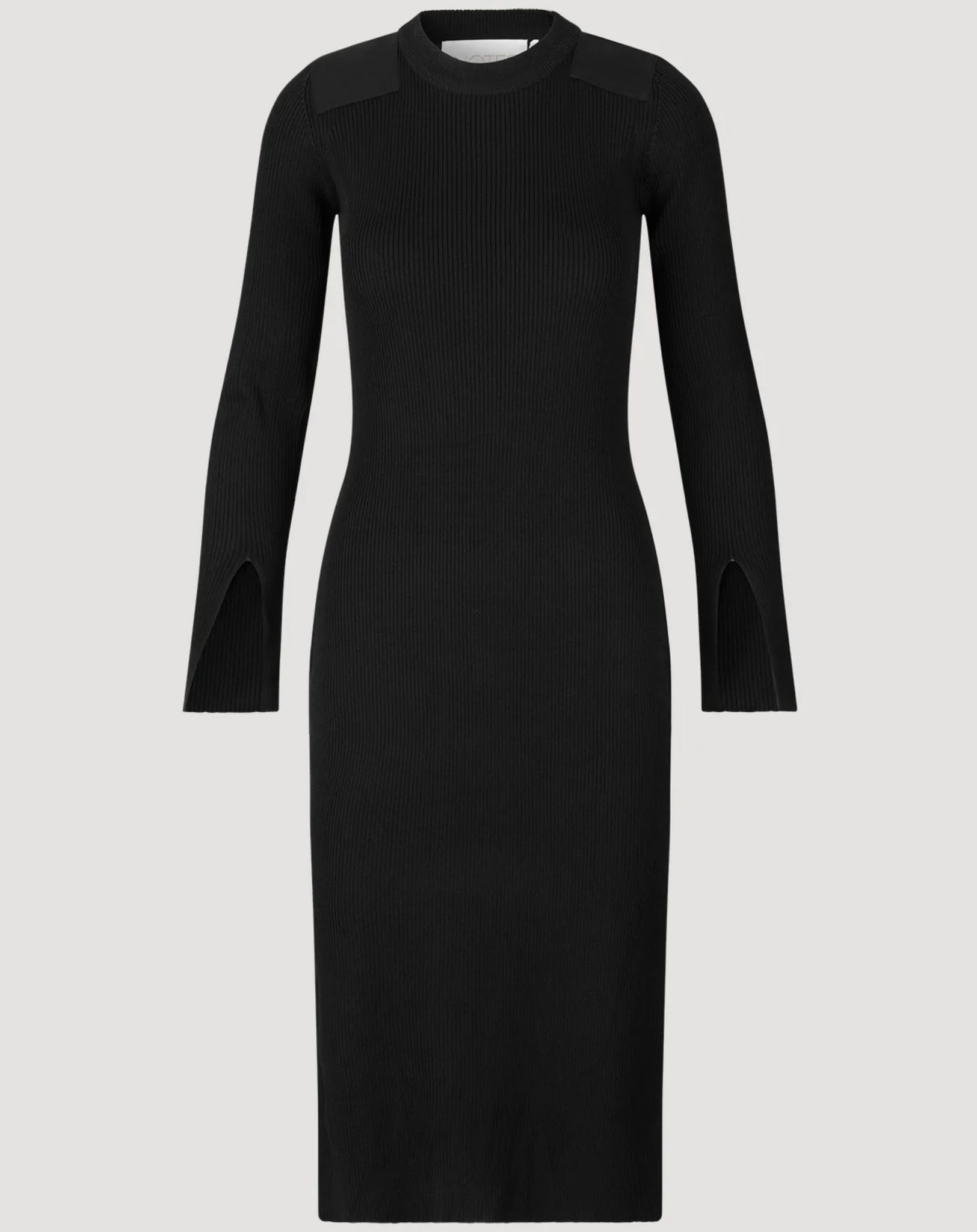 Elena knitted dress black-3