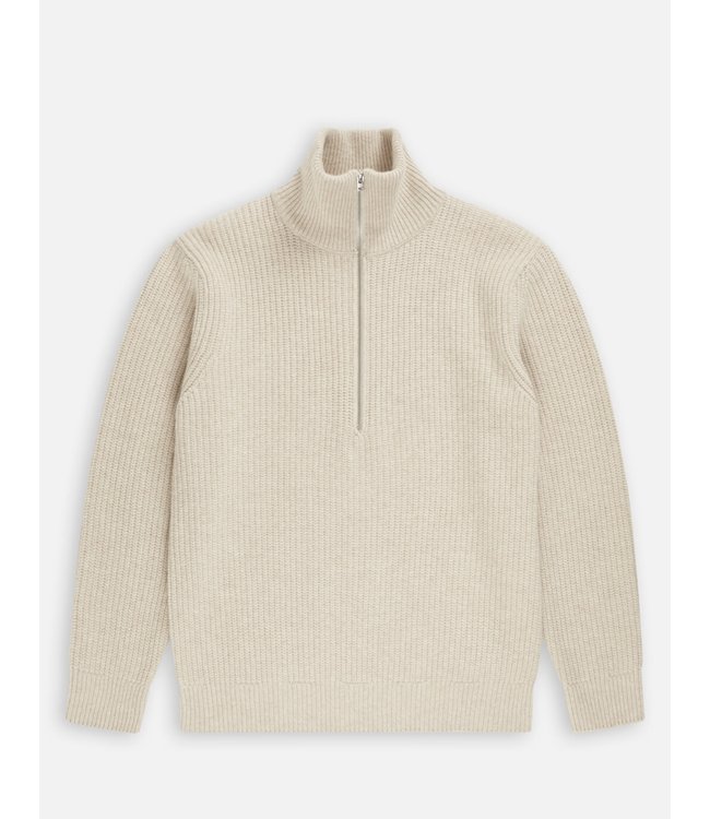 Closed Zipped jumper Ecru