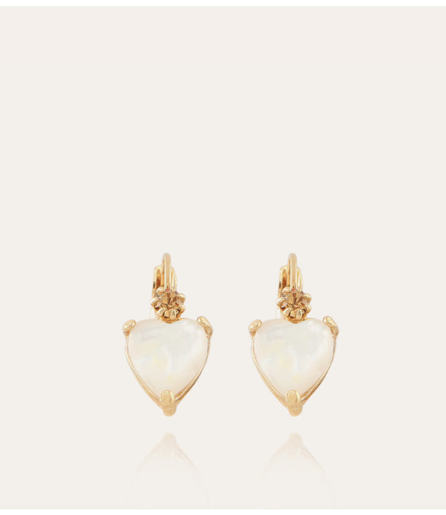 Gas Bijoux donguette mother of pearl earrings