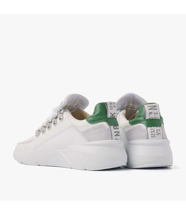 Nubikk Roque white leather green