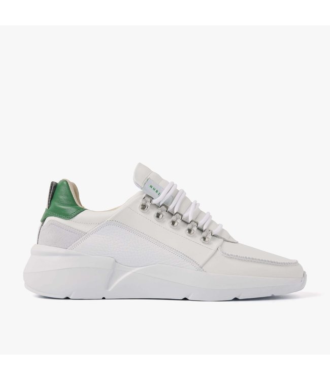 Nubikk Roque white leather green