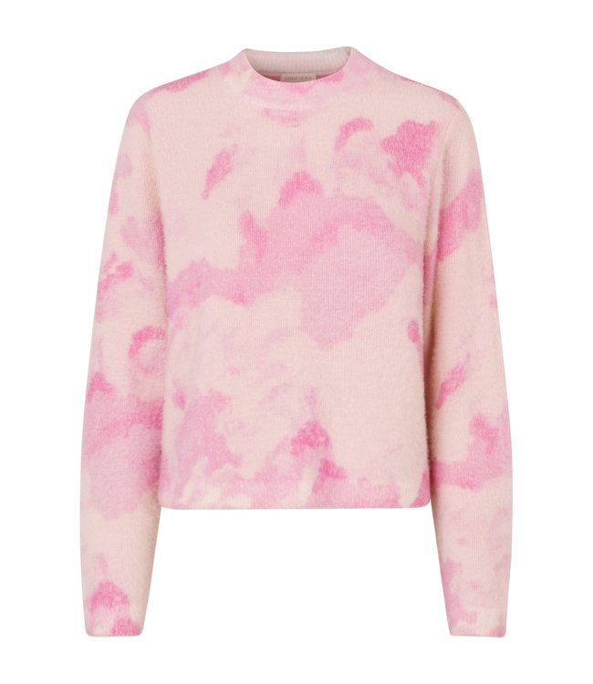 Stine Goya Zinnie pink clouds Fluffy knit