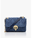 Vanessa Bruno Moon handbag denim indigo blue