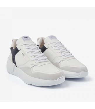 Nubikk roque road wave white  leather navy