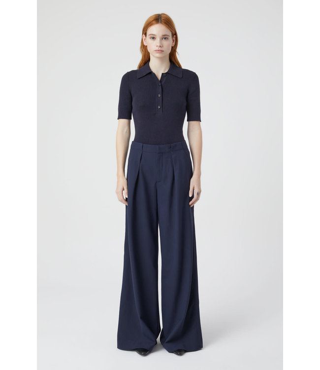 Closed Knit Polo dark night