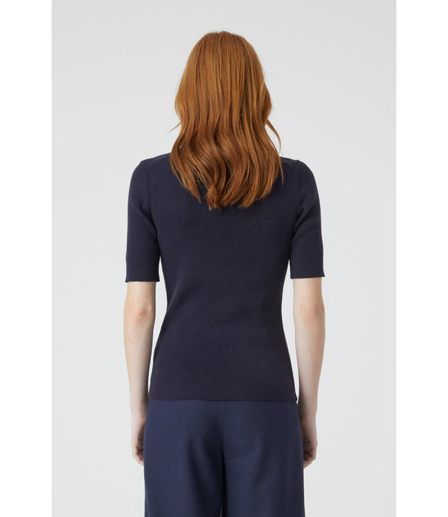 Closed Knit Polo dark night