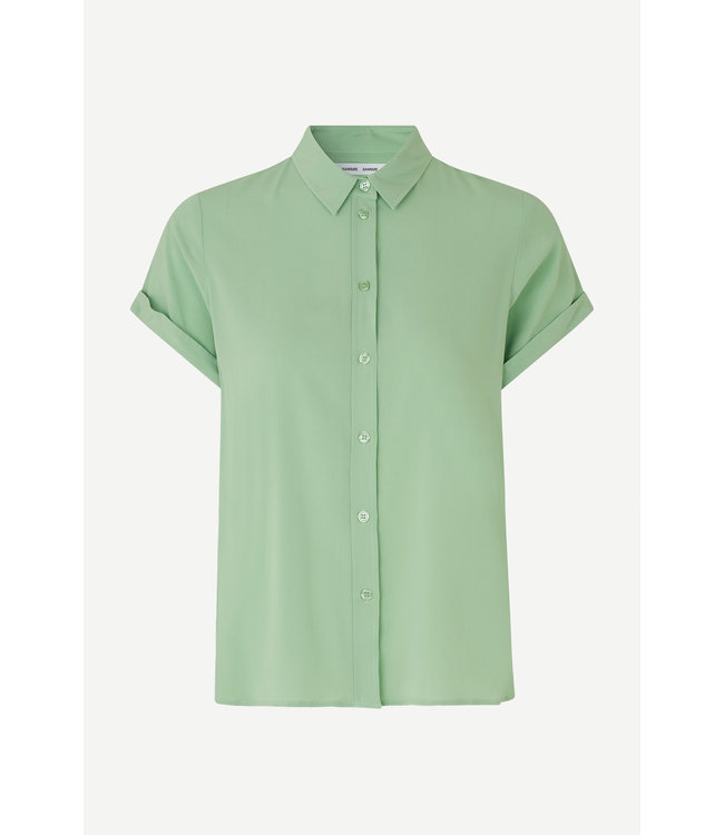 Samsøe Samsøe Majan SS shirt sprucetone