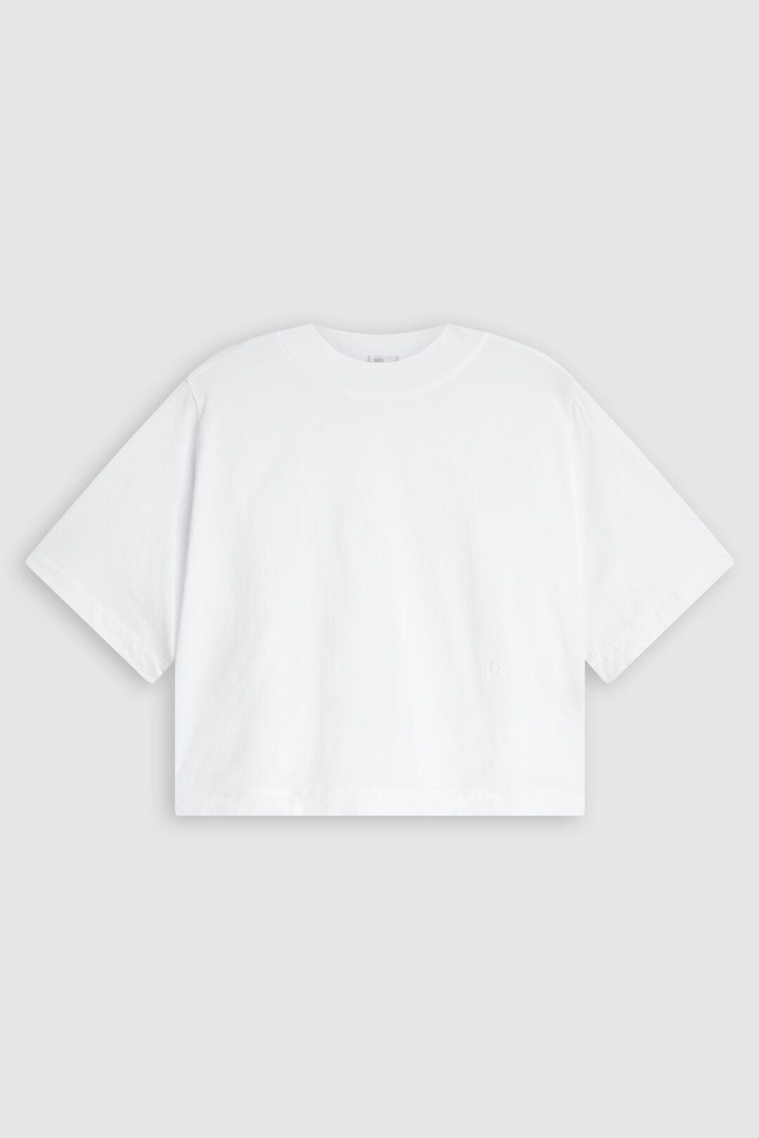 Cropped tshirt white-3