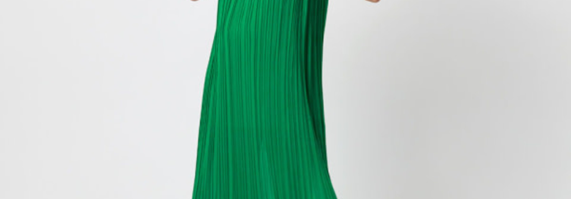 D6trixie pleated maxi dress