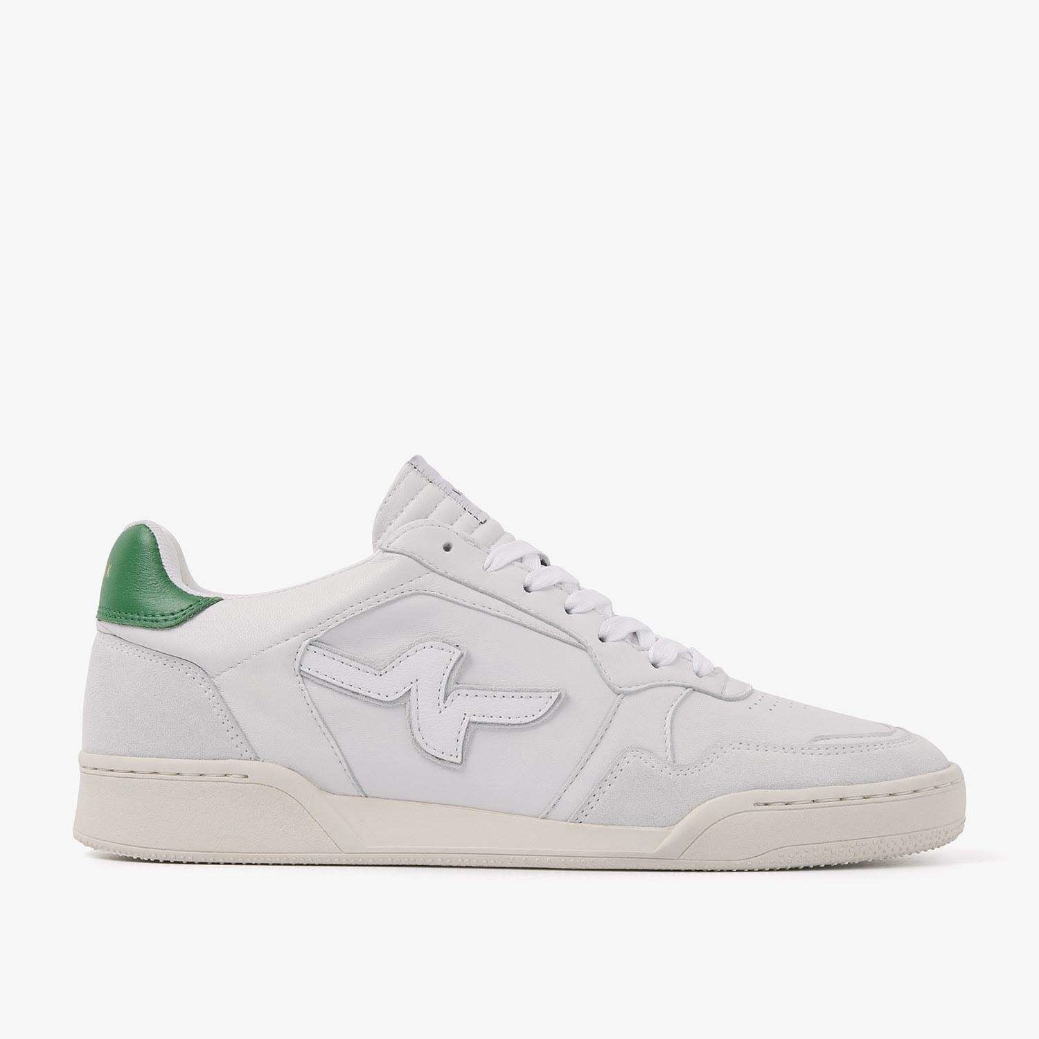 Blueberry pulse white leather green-2