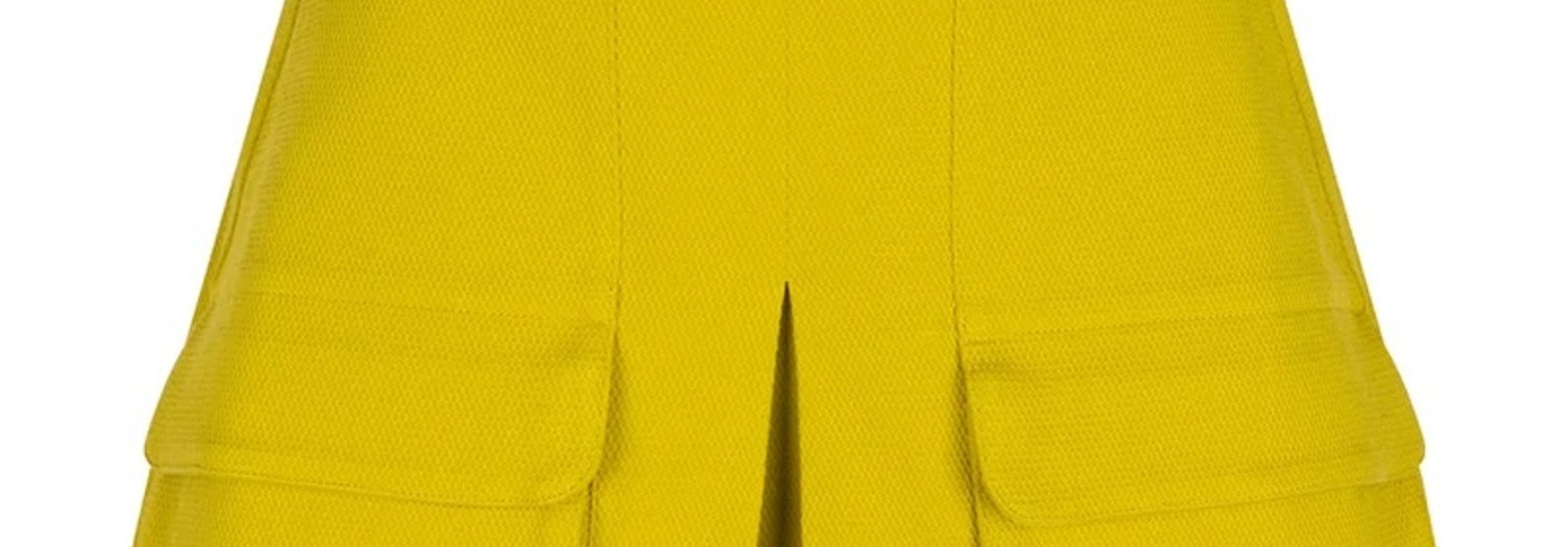 Modern skirt yellow