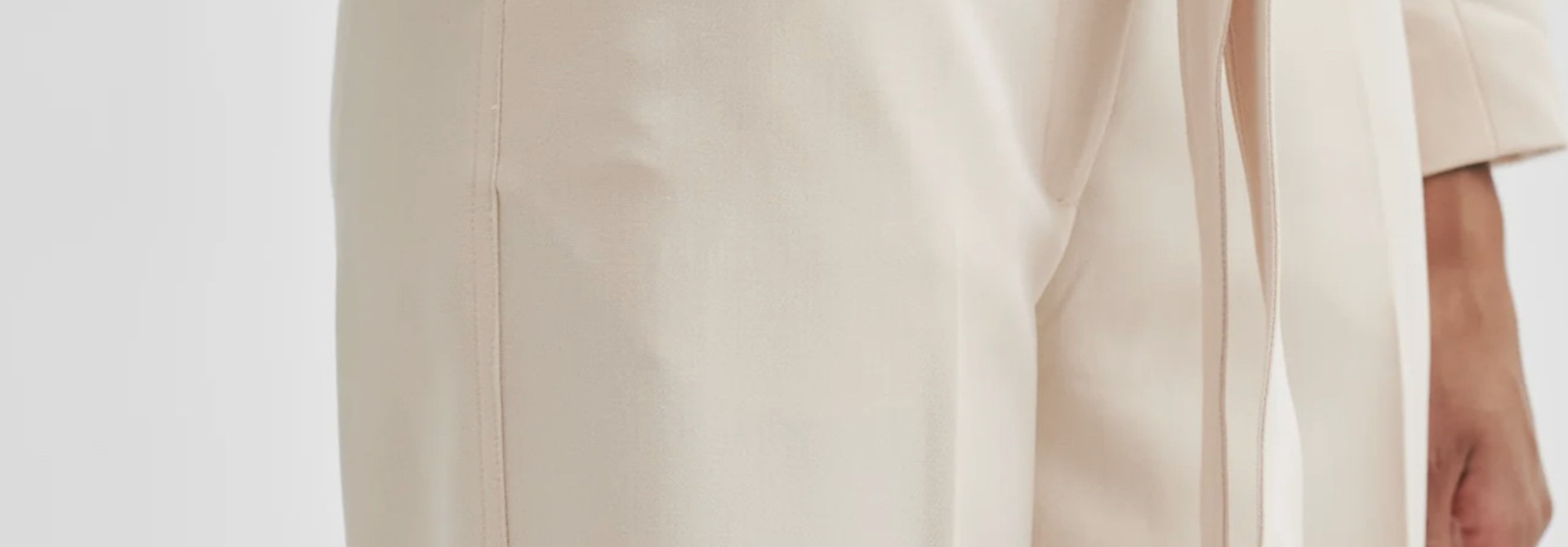 Levien trousers dark chalk