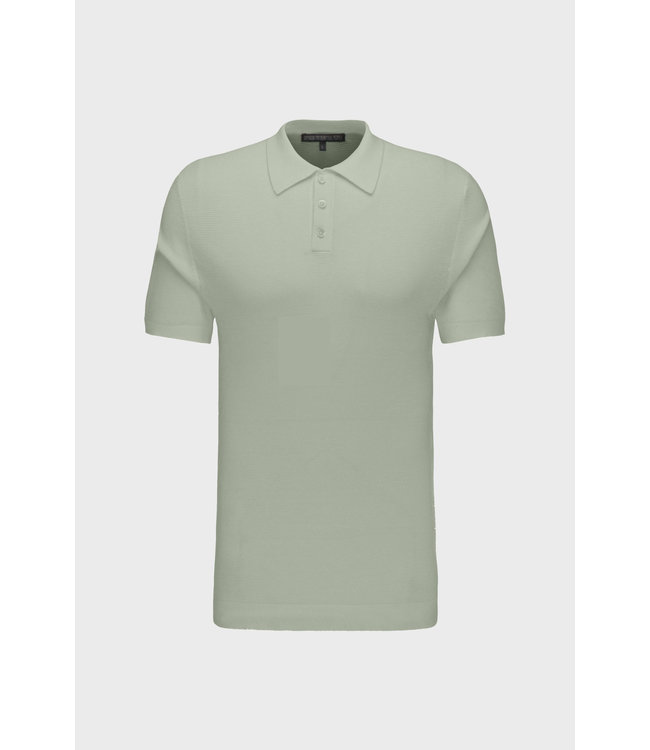 Drykorn Triton knitted polo light green 2803