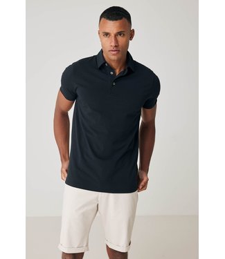 Genti Polo 3 button - navy