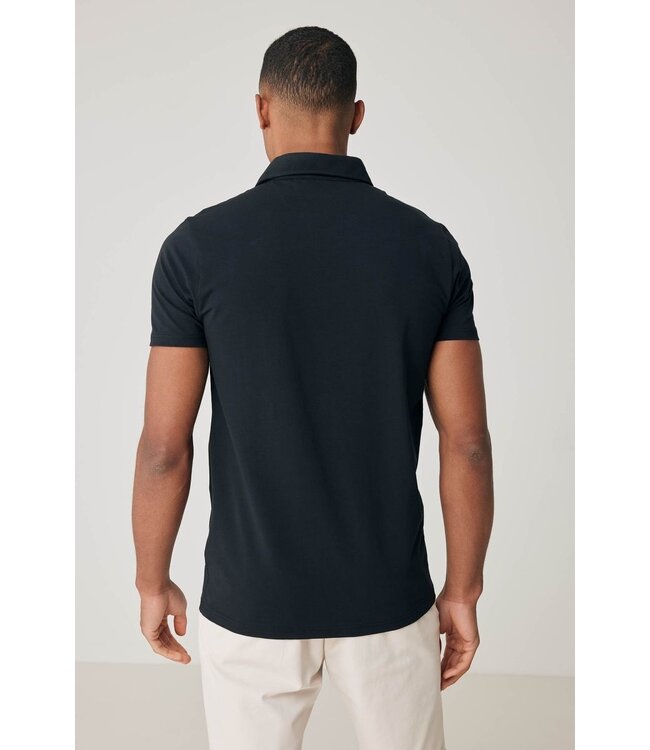 Genti Polo 3 button 1202 - navy
