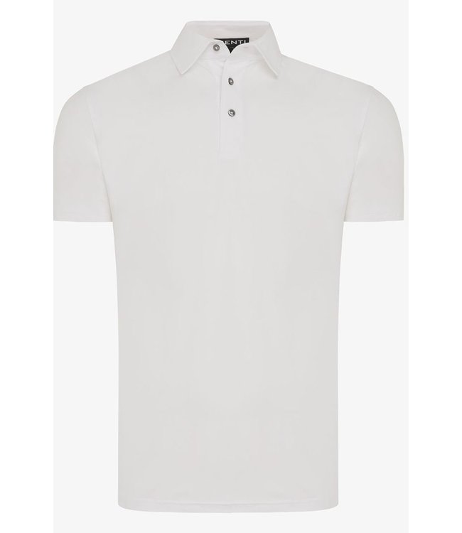 Genti Polo 3 button - white