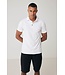 Genti Polo 3 button - white