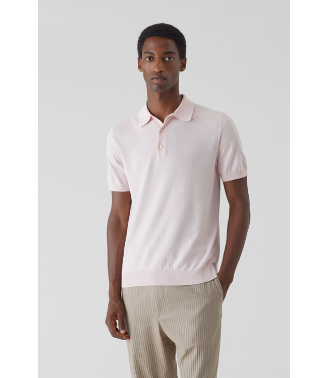 Closed Knitted polo pink