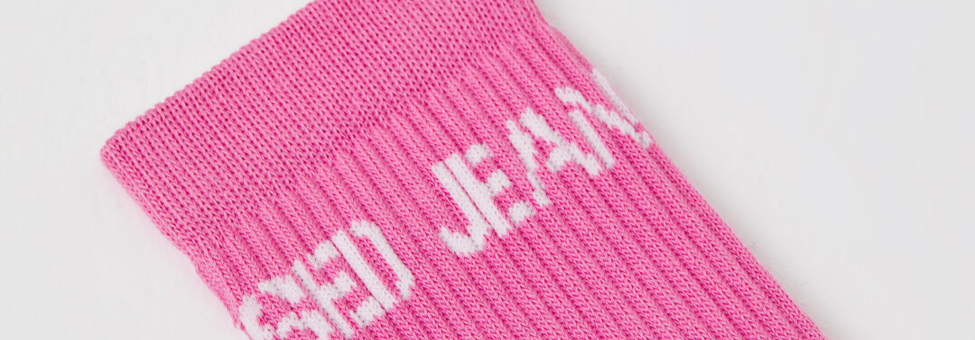 Sport rib socks pink lilies