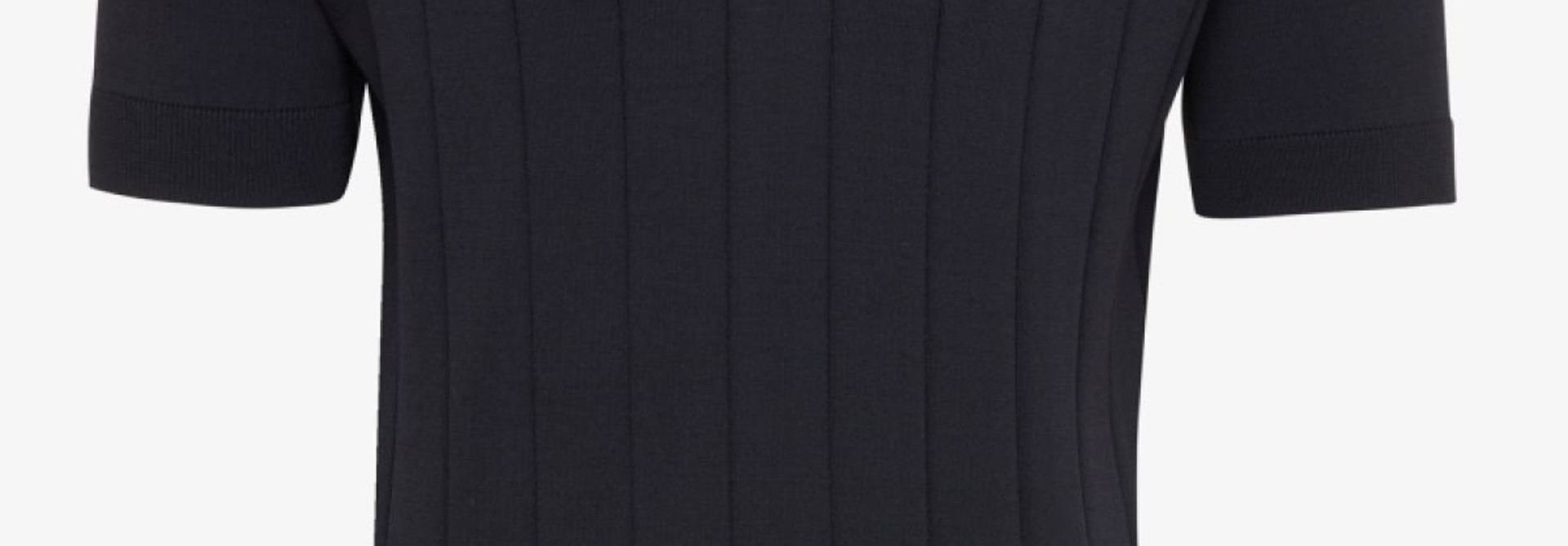 Polo Ss zip cool dry 010 navy