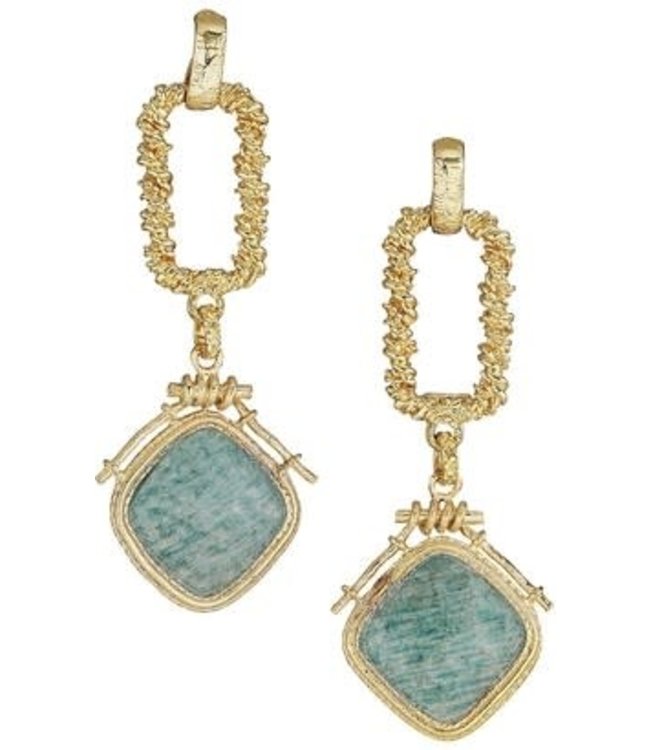 Gas Bijoux Siena earrings turquoise