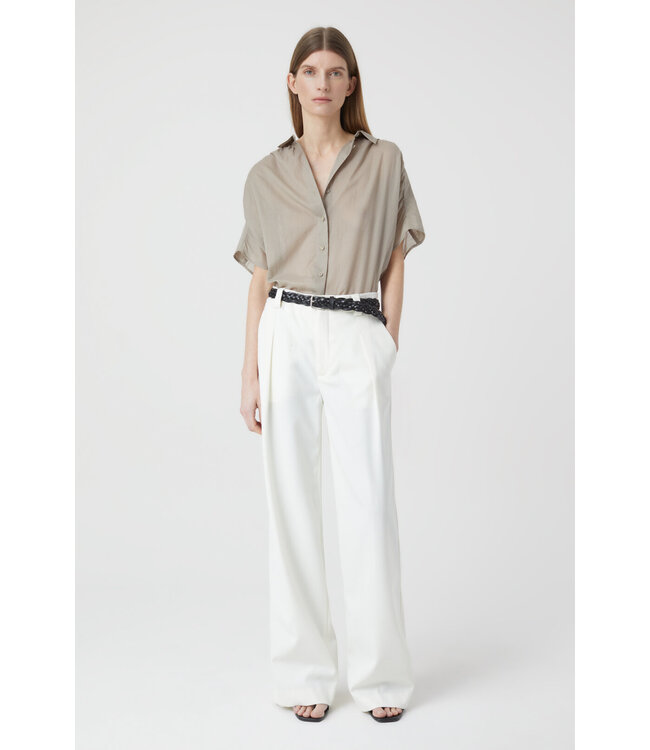 Closed Gathered shirt - grey veneer