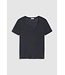 Closed T shirt v neck linnen dark blue