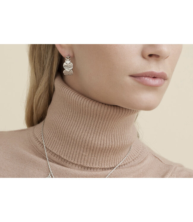 Gas Bijoux Creole cuore silver