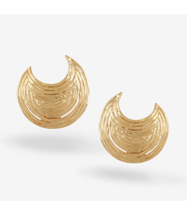 Gas Bijoux Puce luna wave gold