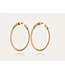 Gas Bijoux Disco massai earrings large gold