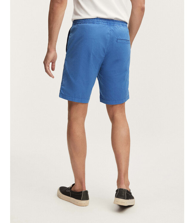 Denham Carlton chino short bright cobalt