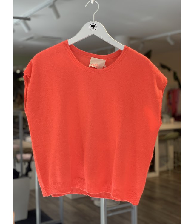 Absolut Cashmere Louise pull - corail fluo