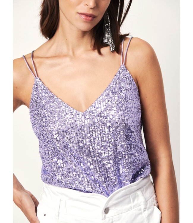 Dante 6 D6 Obu sequins singlet amethyst