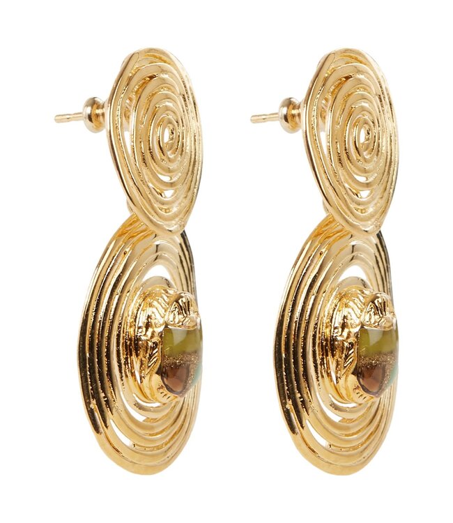Gas Bijoux wave scaramouche earring