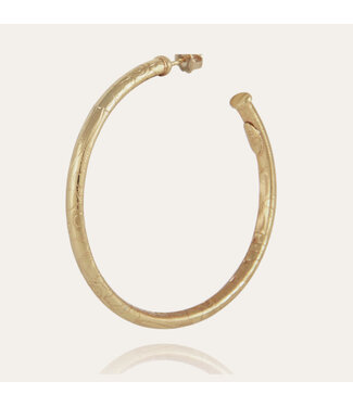 Gas Bijoux Maorio hoop earring medium  gold