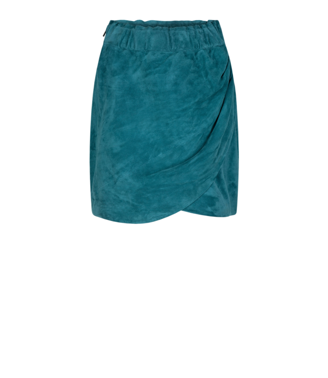 Dante 6 D6 Jaz suede skirt teal