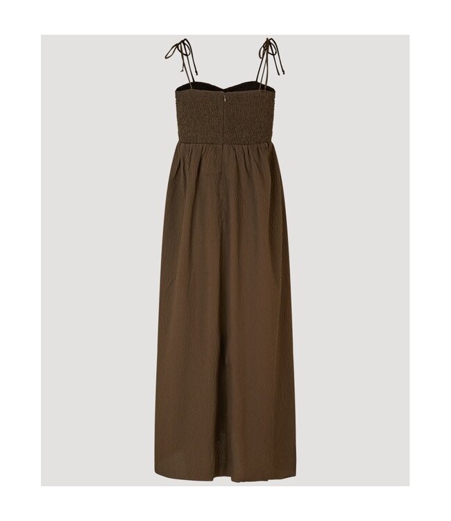 Notes du Nord Carrie strap dress espresso