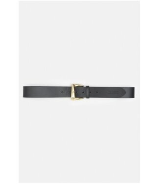 Closed Belt black leather matt