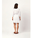 Dante 6 D6 Reaux ruffled dress optic white