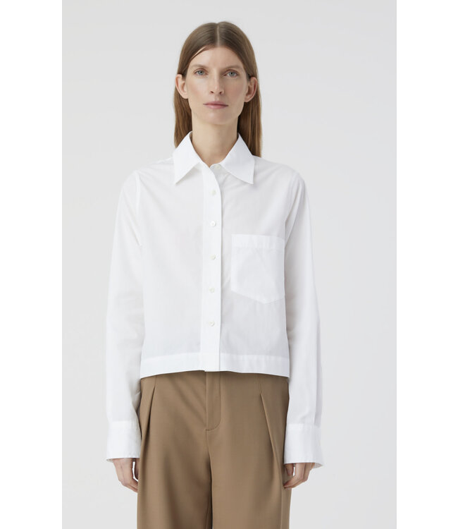 Closed Cropped  classic shirt white