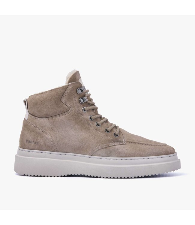 Nubikk Jonah polar fur taupe suede